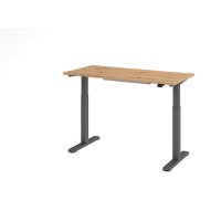 Sitz-Steh-Schreibtisch el.140x67cm Astei gallery