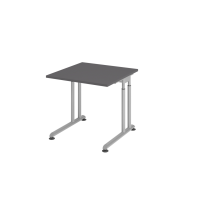 Schreibtisch C-Fuß 80x80cm