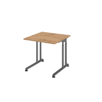 Schreibtisch C-Fuß 80x80cm