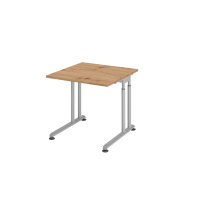 Schreibtisch C-Fuß 80x80cm