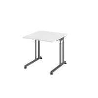 Schreibtisch C-Fuß 80x80cm