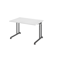 Schreibtisch C-Fuß 120x80cm