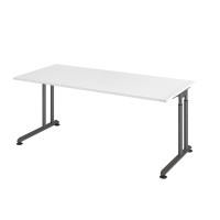 Schreibtisch C-Fuß 180x80cm