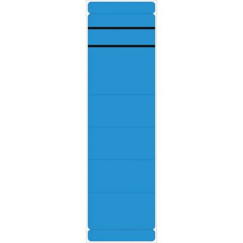 Ordnerrückenschilder - breit/lang, sk, 10 Stück, blau