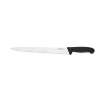 Aufschnittmesser, Wellenschliff, 31 cm, schwarz