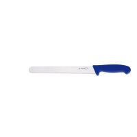 Aufschnittmesser, Wellenschliff, 25 cm, blau