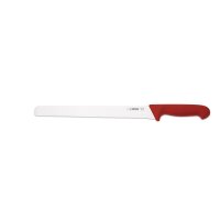 Aufschnittmesser, Wellenschliff, 28 cm, rot
