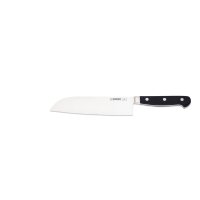 Kochmesser, Santoku, 18 cm, schwarz