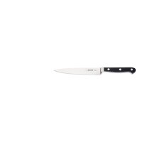 Kochmesser, schmale Klinge, 15 cm, schwarz