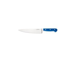 Kochmesser, breite Klinge, 20 cm, blau