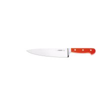 Kochmesser, breite Klinge, 20 cm, rot