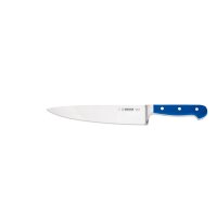 Kochmesser, breite Klinge, 23 cm, blau
