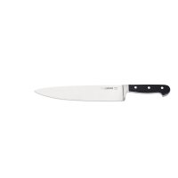 Kochmesser, breite Klinge, 25 cm, schwarz