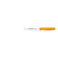 Universalmesser, Wellenschliff, 11 cm, gelb