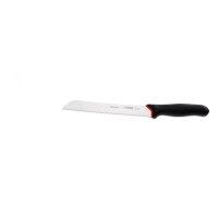 PrimeLine, Brotmesser, w10-Wellenschliff, 21 cm, schwarz