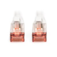 DIGITUS Patchkabel Cat6  S/FTP 2xRJ45 20.0m grau Hebelschutz