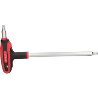 T-Griff-Winkelstiftschlüssel Torx Kugelkopf,T50