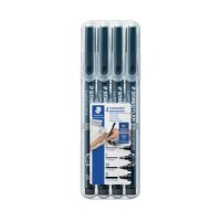 STAEDTLER Lumocolor Folienstifte schwarz 0,4 + 0,6 + 1,0...