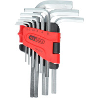 Innensechskant-Winkelstiftschlüssel-Satz, im Klapphalter,9-tlg1,5-10mm