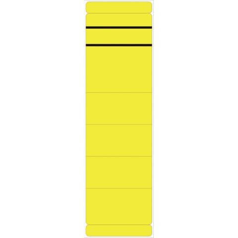 Ordnerrückenschilder - breit/kurz, sk, 10 Stück, gelb