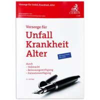 Ratgeber "Vorsorge für Unfall,