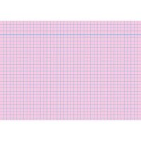 Karteikarte kariert, 170 g/qm, DIN A5, rosa,