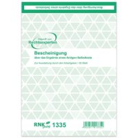 Block Bescheinigung Selbsttest, A5,