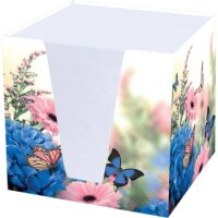 Notizklotz "Hortensie", 70 g/qm, 92