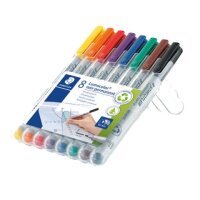 STAEDTLER Lumocolor Folienstifte-Set farbsortiert...