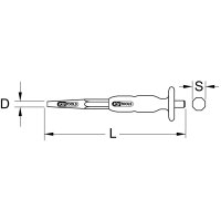 Durchtreiber, Ø 5 mm, konisch