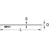 Brecheisen, 8-kant, 1,5 m