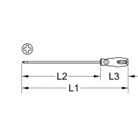 ERGOTORQUEplus Schraubendreher, PH2, 405mm