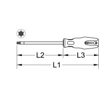 ERGOTORQUEplus Schraubendreher Torx mit Kugelkopf, T20