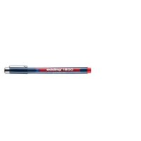 edding 1800 profipen Fineliner rot 0,25 mm, 1