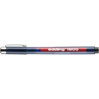 edding 1800 profipen 0.1 Fineliner schwarz 0,