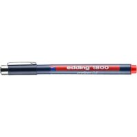 edding 1800 Fineliner rot 0,5 mm, 1 St. gallery