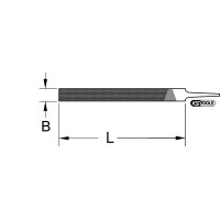 Flach-Feilenblatt, Form B, 200mm, Hieb1