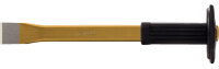 Maurermeißel mit Handschutzgriff,flach oval,33x600mm
