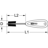 Kupferrohr-Innenbürste, 22mm