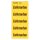 1508 Inhaltsschild Lieferanten, selbstklebend, 100 Stück, gelb