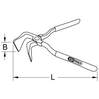 Falzzange, 260 mm