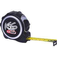 Bandmaß mit Feststeller,schwarz-grau, 5m, 19mm