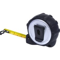 Bandmaß mit Feststeller,schwarz-grau, 5m, 19mm