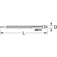 Hartmetall-Anreißnadel, 150mm