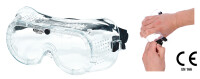 Schutzbrille mit Gummiband-transparent, EN 166