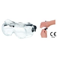 Schutzbrille mit Gummiband-transparent, EN 166