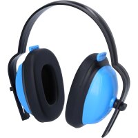 Kapselgehörschutz mit Kopfbügel, blau