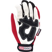 Leder-Mechaniker-Handschuh, Vibrationsgedämmt, 10