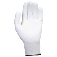 Mikro-Feinstrickhandschuhe-weiß, 11, 12 Paar