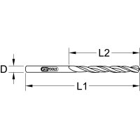 HSS-R Spiralbohrer, 4,7mm, 10er Pack